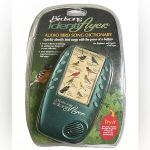Bird Song Identiflyer Handheld Audio Bird Song Dictionary with Earphone Tested